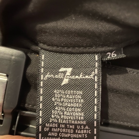 7 FOR ALL MANKIND RIPPED JEGGINGS - Picture 4 of 5